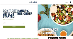 Desktop Screenshot of orderjustsalad.com